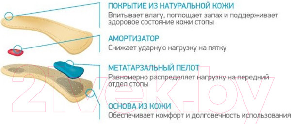 Изображение товара Стельки ортопедические Ortmann Norma (р.38)