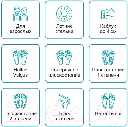 Изображение товара Стельки ортопедические Ortmann Spira (р.39, черный)