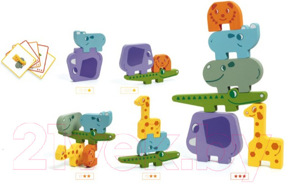 Изображение товара Конструктор Djeco ЗэТотанимо / 06434