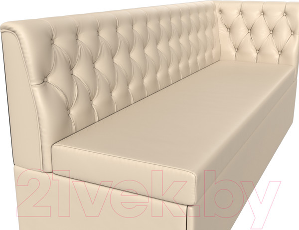 Изображение товара Скамья кухонная мягкая Лига Диванов Маркиз правая (экокожа бежевый)