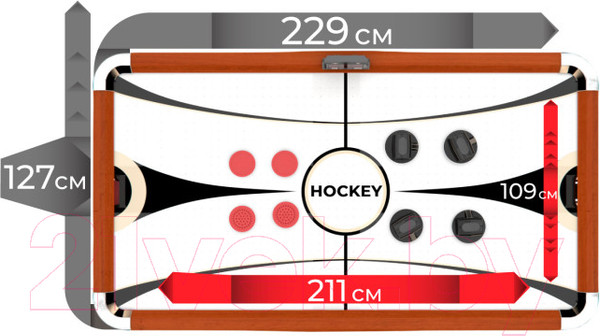Изображение товара Аэрохоккей DFC Benedor / AT-350