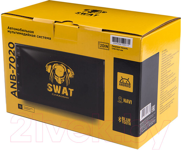 Изображение товара Бездисковая автомагнитола Swat ANB-7020