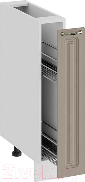 Изображение товара Шкаф карго ТриЯ Бьянка 1Н15К (белый/дуб кофе)