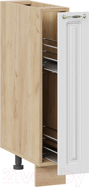 Изображение товара Шкаф карго ТриЯ Бьянка 1Н15К (дуб крафт золотой/дуб белый)