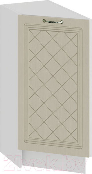 Изображение товара Шкаф-стол кухонный ТриЯ Бьянка 1Н3Т (белый/дуб ваниль)