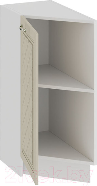 Изображение товара Шкаф-стол кухонный ТриЯ Бьянка 1Н3Т (белый/дуб ваниль)