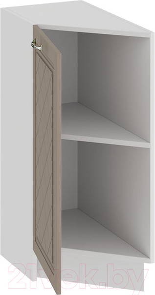 Изображение товара Шкаф-стол кухонный ТриЯ Бьянка 1Н3Т (белый/дуб кофе)