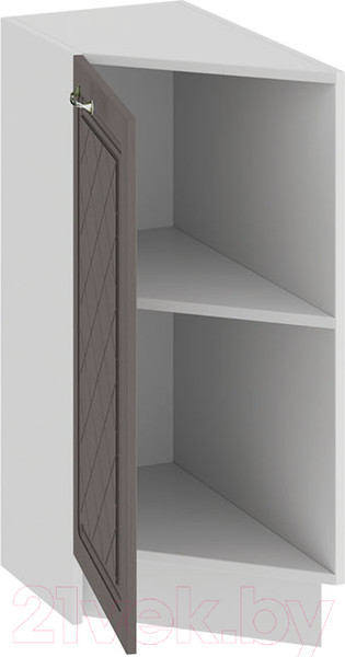 Изображение товара Шкаф-стол кухонный ТриЯ Бьянка 1Н3Т (белый/дуб серый)