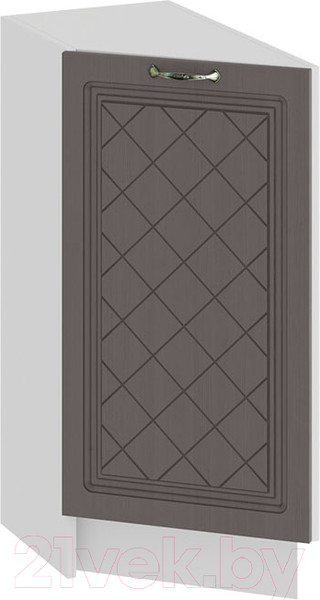 Изображение товара Шкаф-стол кухонный ТриЯ Бьянка 1Н3Т (белый/дуб серый)