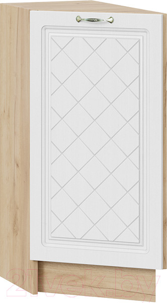 Изображение товара Шкаф-стол кухонный ТриЯ Бьянка 1Н3Т (дуб крафт золотой/дуб белый)