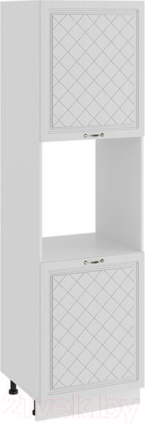 Изображение товара Шкаф-пенал кухонный ТриЯ Бьянка 1П6 (белый/дуб белый)