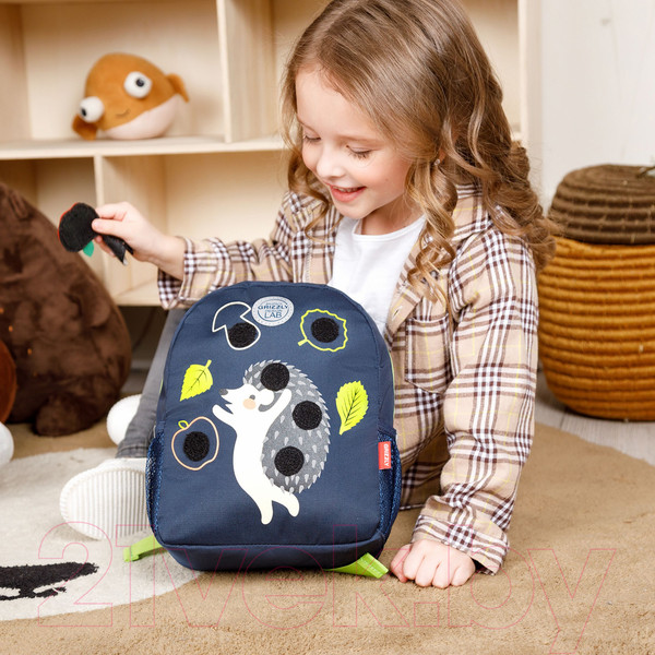 Изображение товара Школьный рюкзак Grizzly RS-374-1 (синий)