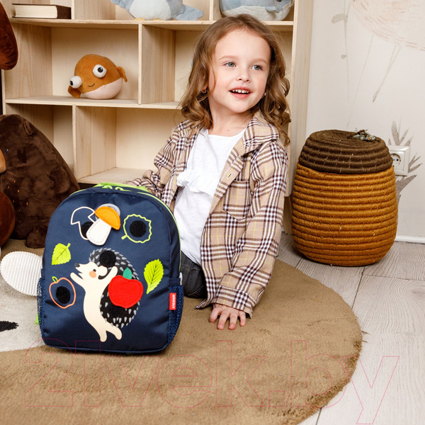 Изображение товара Школьный рюкзак Grizzly RS-374-1 (синий)