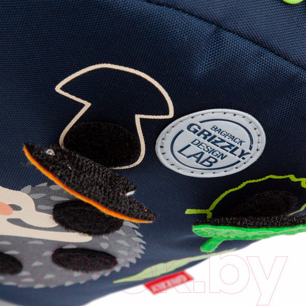 Изображение товара Школьный рюкзак Grizzly RS-374-1 (синий)