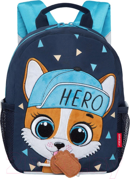 Изображение товара Школьный рюкзак Grizzly RS-374-5 (синий)