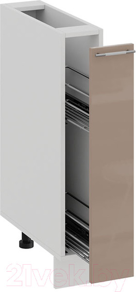 Изображение товара Шкаф карго ТриЯ Весна 1Н15К (белый/кофе с молоком)