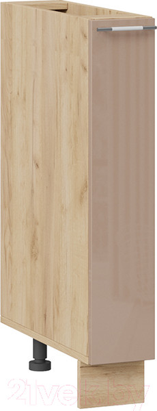 Изображение товара Шкаф карго ТриЯ Весна 1Н15К (дуб крафт золотой/кофе с молоком)