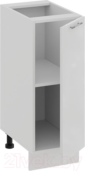 Изображение товара Шкаф-стол кухонный ТриЯ Весна 1Н3 (белый/белый глянец)