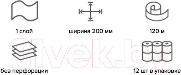 Изображение товара Бумажные полотенца PROtissue С центральной вытяжкой 1-слойные / С194