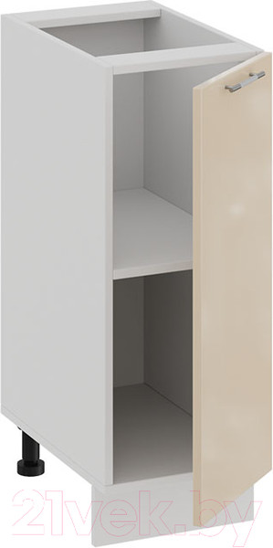 Изображение товара Шкаф-стол кухонный ТриЯ Весна 1Н3 (белый/ваниль глянец)
