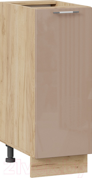 Изображение товара Шкаф-стол кухонный ТриЯ Весна 1Н3 (дуб крафт золотой/кофе с молоком)