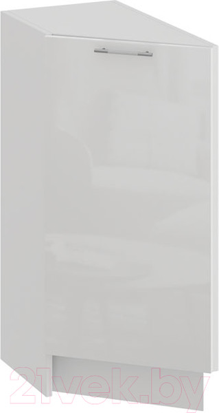 Изображение товара Шкаф-стол кухонный ТриЯ Весна 1Н3Т (белый/белый глянец)