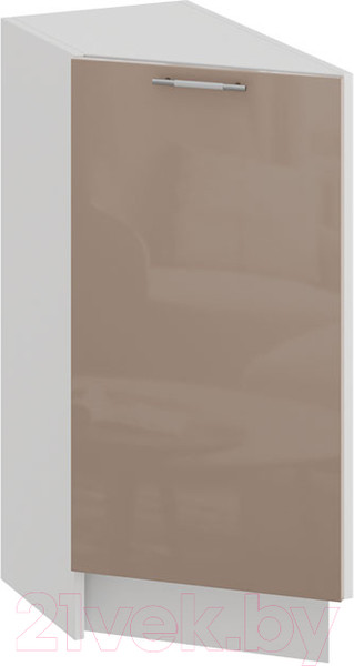 Изображение товара Шкаф-стол кухонный ТриЯ Весна 1Н3Т (белый/кофе с молоком)