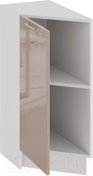 Изображение товара Шкаф-стол кухонный ТриЯ Весна 1Н3Т (белый/кофе с молоком)