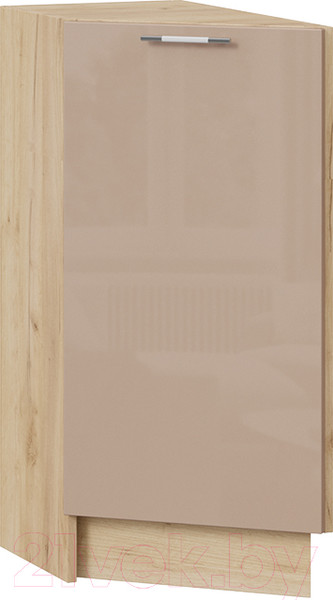 Изображение товара Шкаф-стол кухонный ТриЯ Весна 1Н3Т (дуб крафт золотой/кофе с молоком)