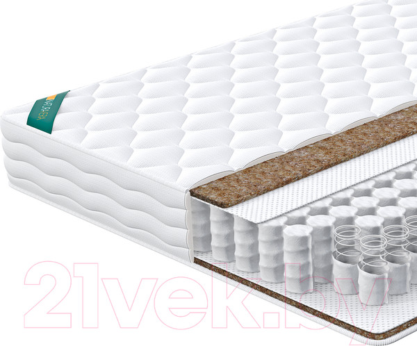 Изображение товара Матрас Natura Vera Light Bi-Cocos трикотаж 180x200