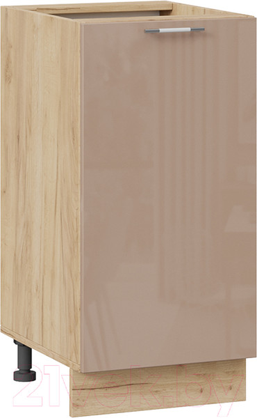 Изображение товара Шкаф-стол кухонный ТриЯ Весна 1Н4 (дуб крафт золотой/кофе с молоком)