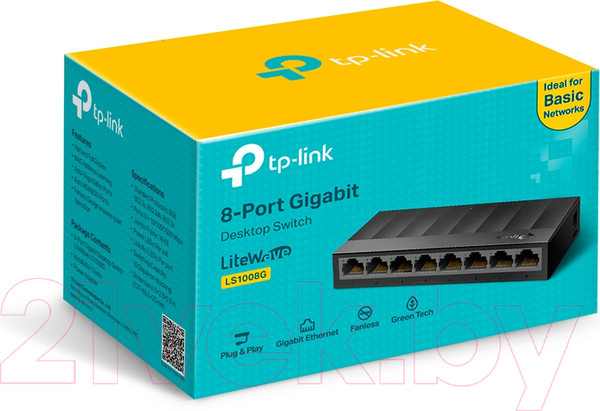 Изображение товара Коммутатор TP-Link LS1008G