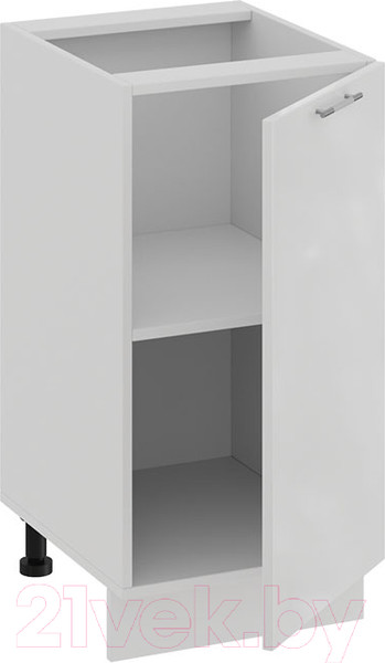 Изображение товара Шкаф-стол кухонный ТриЯ Весна 1Н4 (белый/белый глянец)