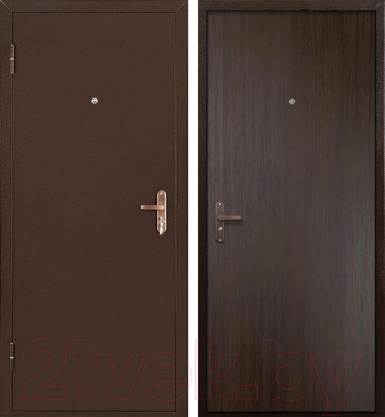 Изображение товара Входная дверь Промет Спец Pro BMD 96x206 (левая, венге/антик медь)