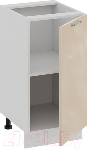 Изображение товара Шкаф-стол кухонный ТриЯ Весна 1Н4 (белый/ваниль глянец)