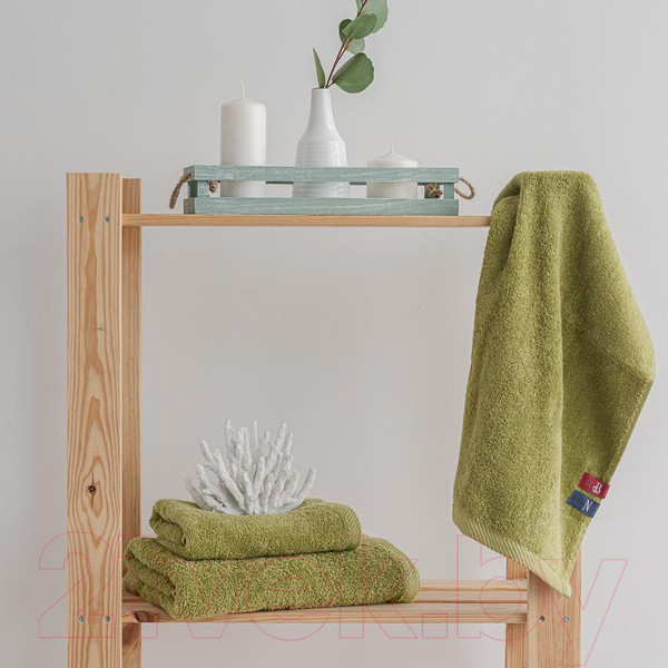 Изображение товара Полотенце ВАСИЛИСА Буржуа Нуво 70x130 / 144527 (оливка)