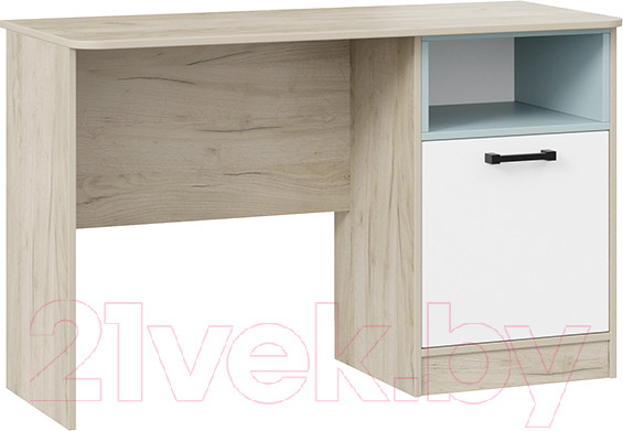 Изображение товара Письменный стол ТриЯ Оливер тип 1 (дуб крафт серый/белый/серо-голубой)