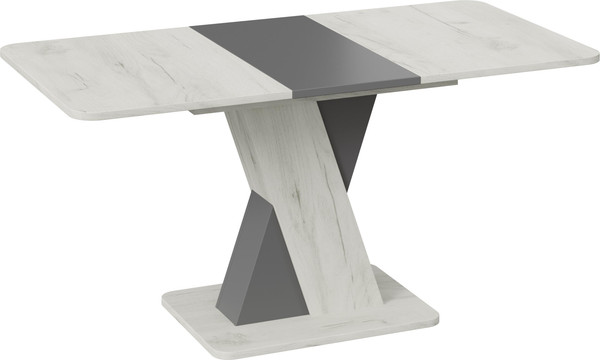 Изображение товара Обеденный стол ТриЯ Люксембург тип 3 (дуб крафт белый/серый)