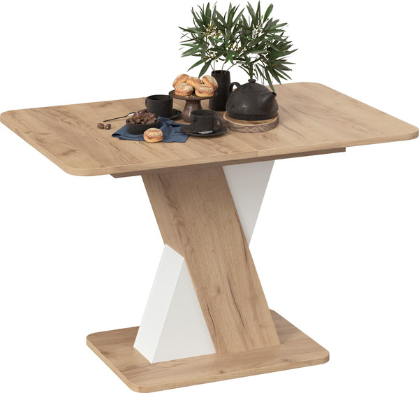 Изображение товара Обеденный стол ТриЯ Люксембург тип 3 (дуб крафт золотой/белый)