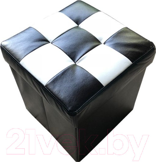 Изображение товара Пуф Асмана 5 (кожзам шахматы белые)