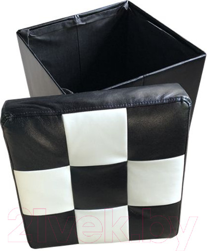 Изображение товара Пуф Асмана 5 (кожзам шахматы белые)