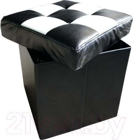 Изображение товара Пуф Асмана 5 (кожзам шахматы белые)