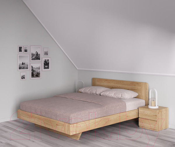 Изображение товара Каркас кровати Drewood Пиастр 90x200 / ПИ.001.200.000.00 (бесцветный)
