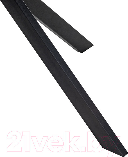 Изображение товара Обеденный стол Импэкс Leset Капри (черный/стекло белое)