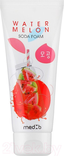 Изображение товара Пенка для умывания Med B Watermelon Soda Foam с экстрактом арбуза (100мл)