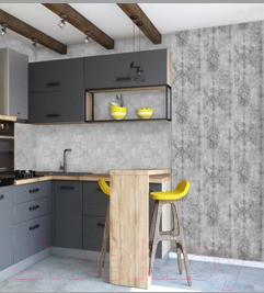 Изображение товара Панель ПВХ STELLA Premium Lak Бетон Вивальди Узор 736/2