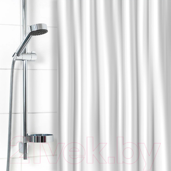 Изображение товара Шторка-занавеска для ванны V-line Mirage 180x180 (белый)