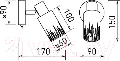 Изображение товара Спот Rivoli Lethe 3123-401 / Б0055000