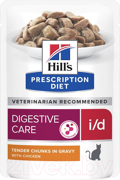 Изображение товара Влажный корм для кошек Hill's Prescription Diet i/d Feline with Chicken (85г)