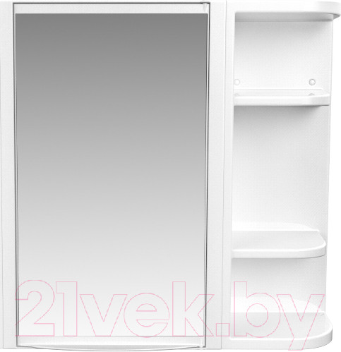 Изображение товара Шкаф с зеркалом для ванной Berossi Hilton Universal НВ 33401000 (снежно-белый)